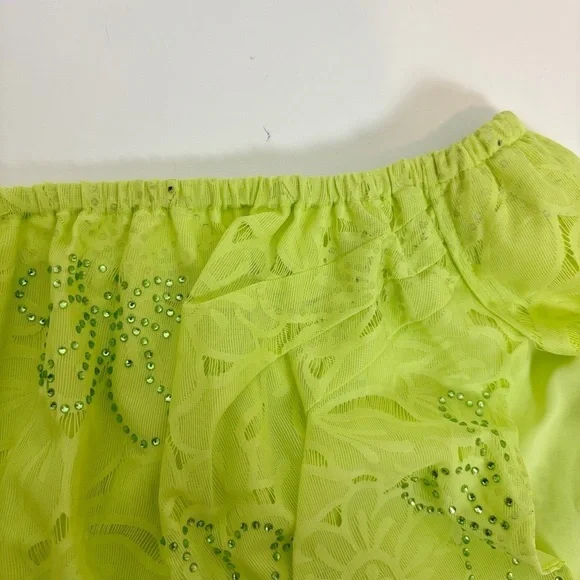 For Love and Lemons Anna Maxi Dress in Green Size M - Picture 14 of 16